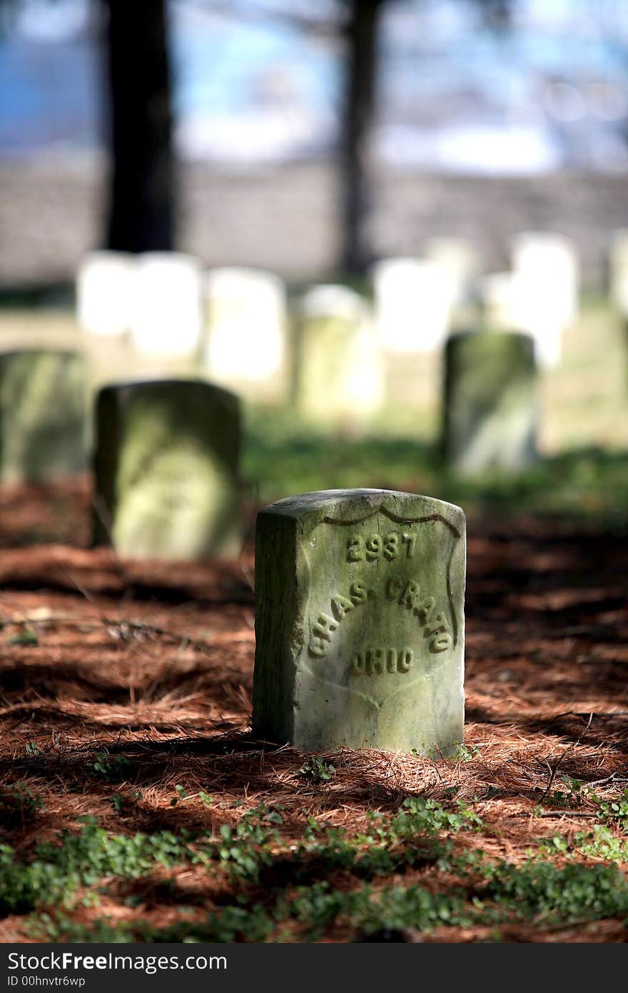 Civil War Headstone