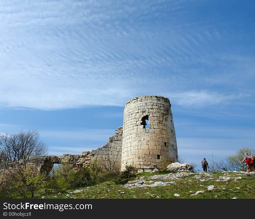 Ruins of fortress Sjujren