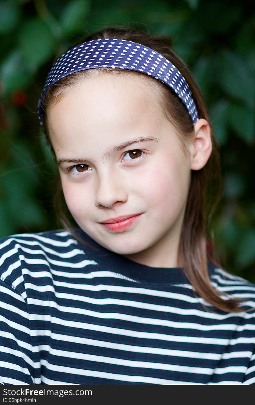 Smiling girl - portrait