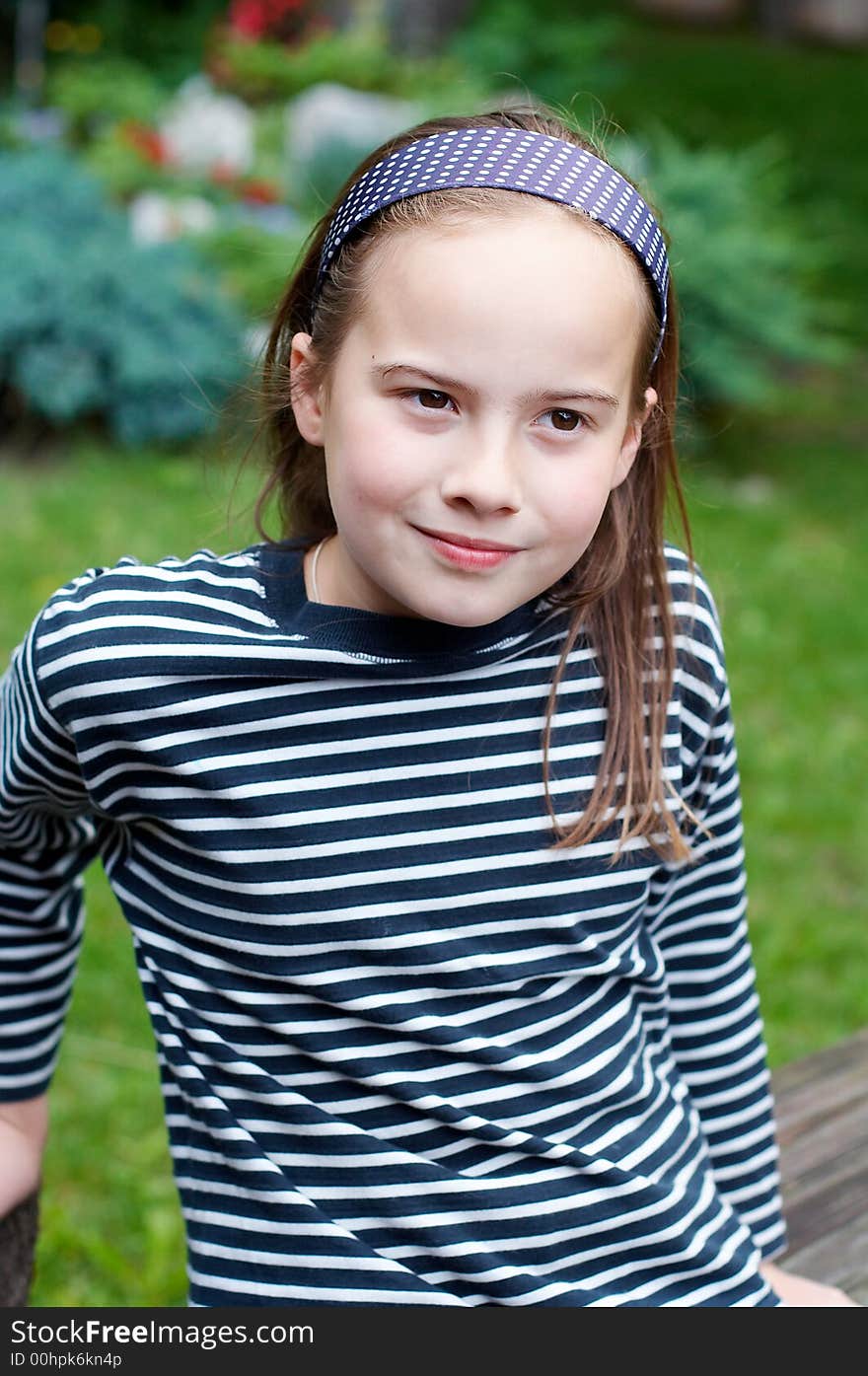 Smiling girl - portrait