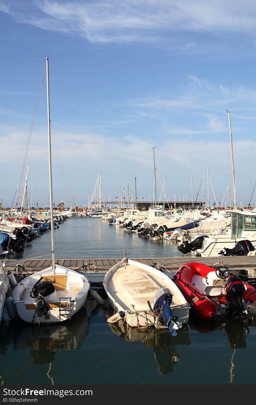 Boats in the port