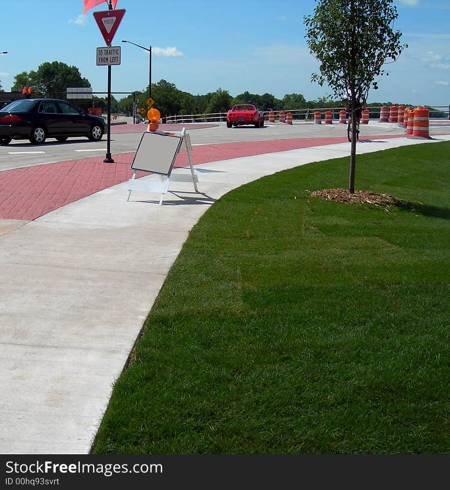 Maneuvering Traffic in New Roundabout. Maneuvering Traffic in New Roundabout