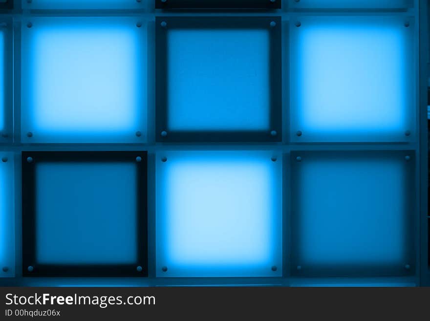 Colored Luminous Squares