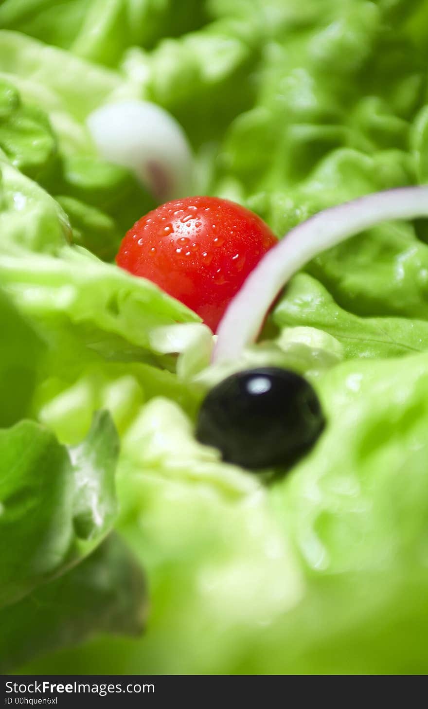 Mixed colorful vegetables