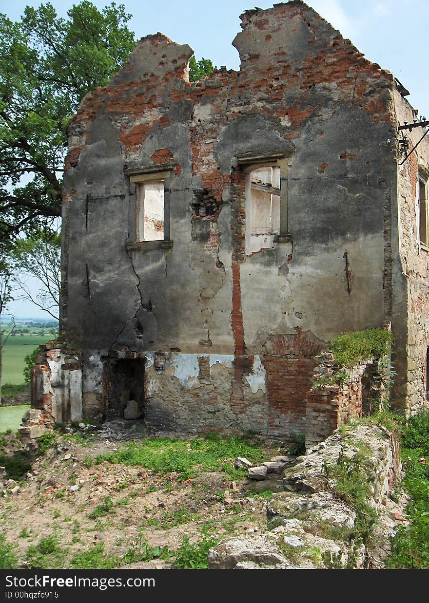 Old abandoned farm in czech republic. Old abandoned farm in czech republic.