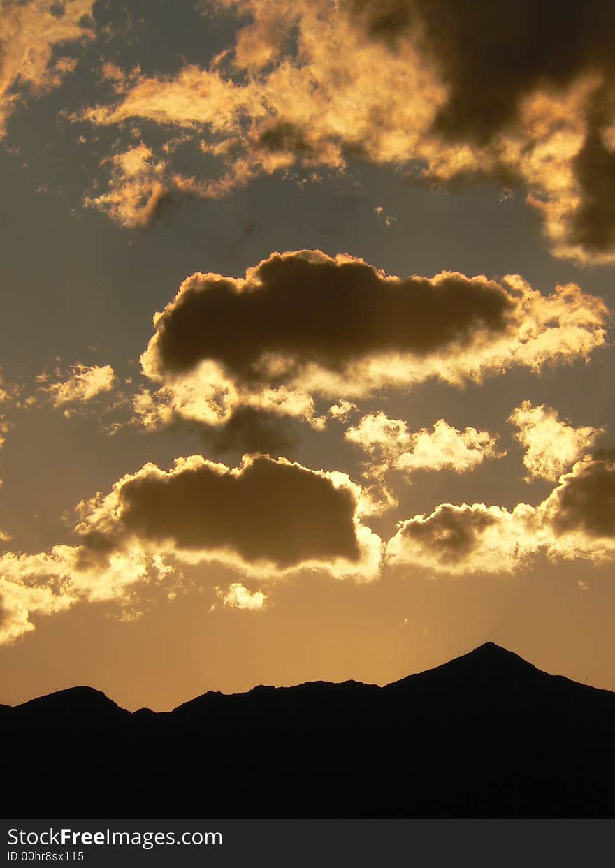 Beautiful sunset in the West High Tatras - Rohace