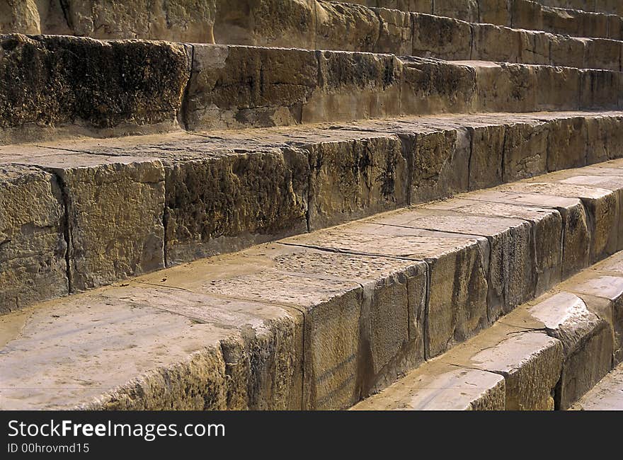 Ancient stairs on rome Coliseum