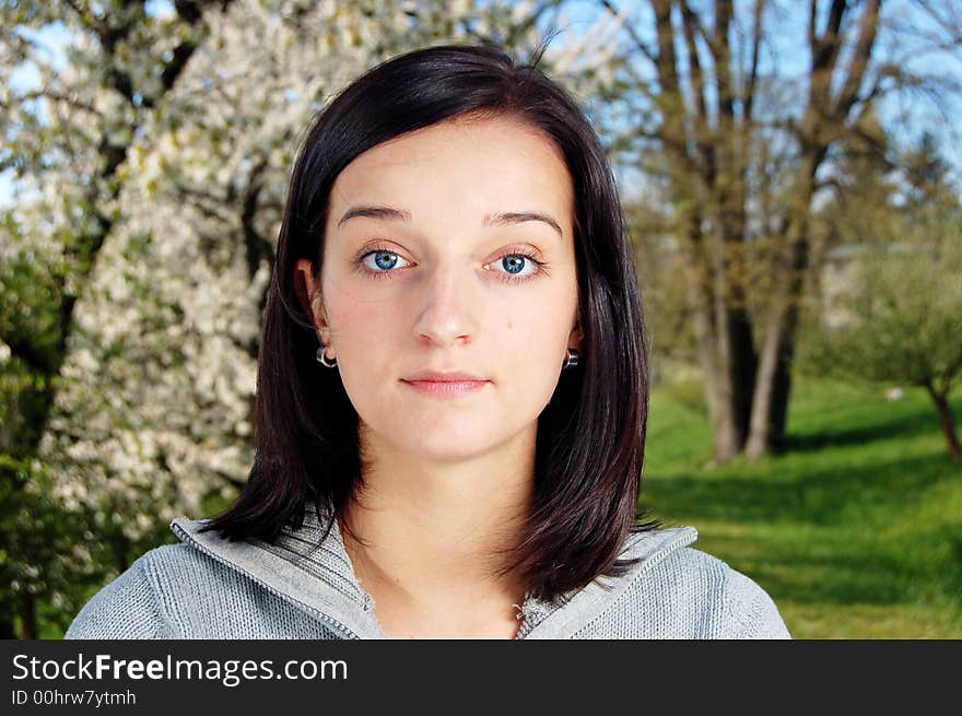 Girl In A Park