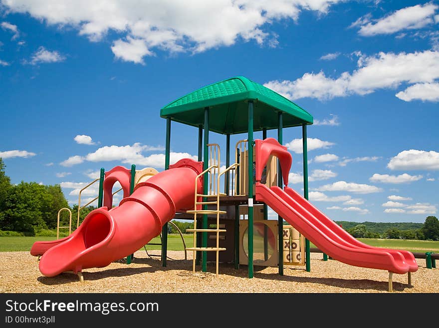 Playground In A Sunny Day