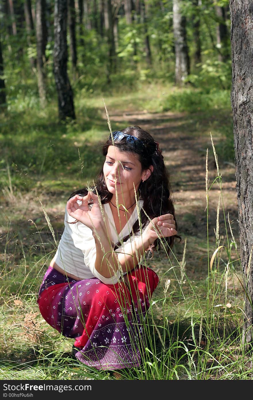 Woman At Park