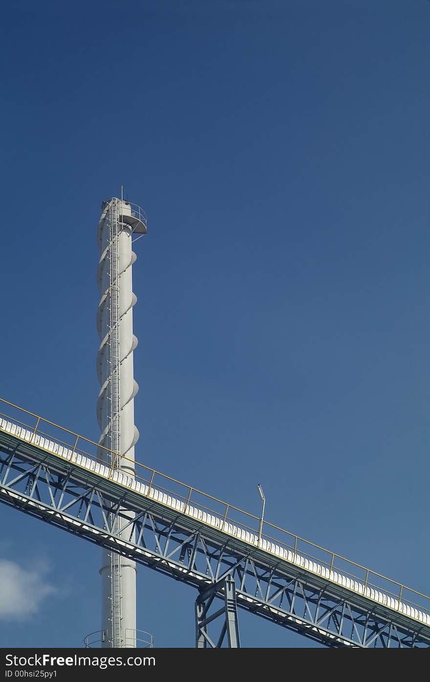 Smoke Stack And Conveyor Belt