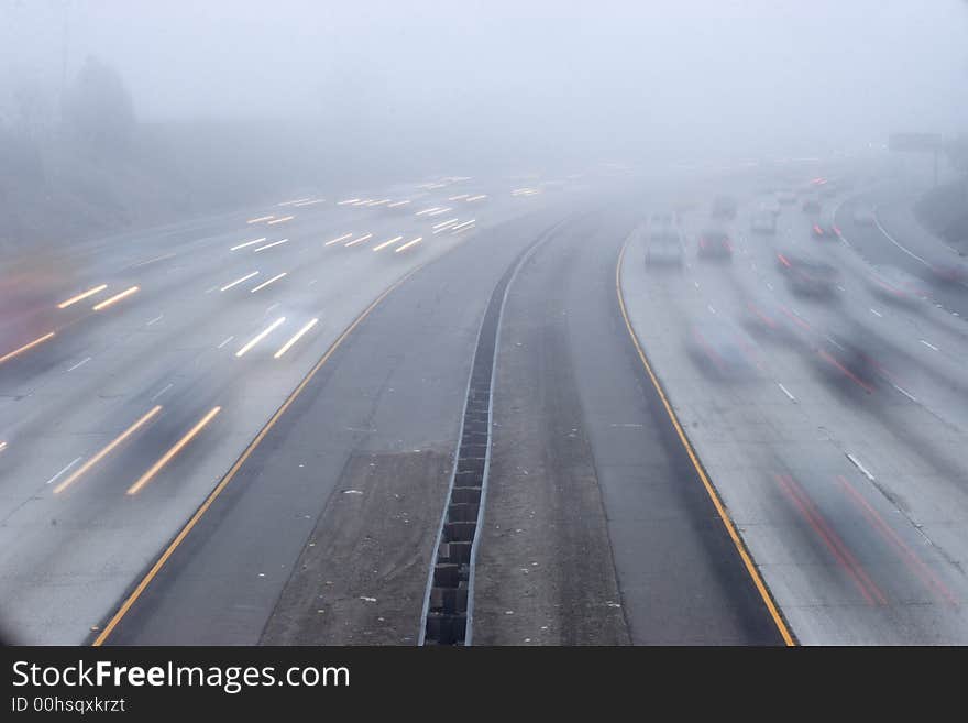 Foggy Freeway