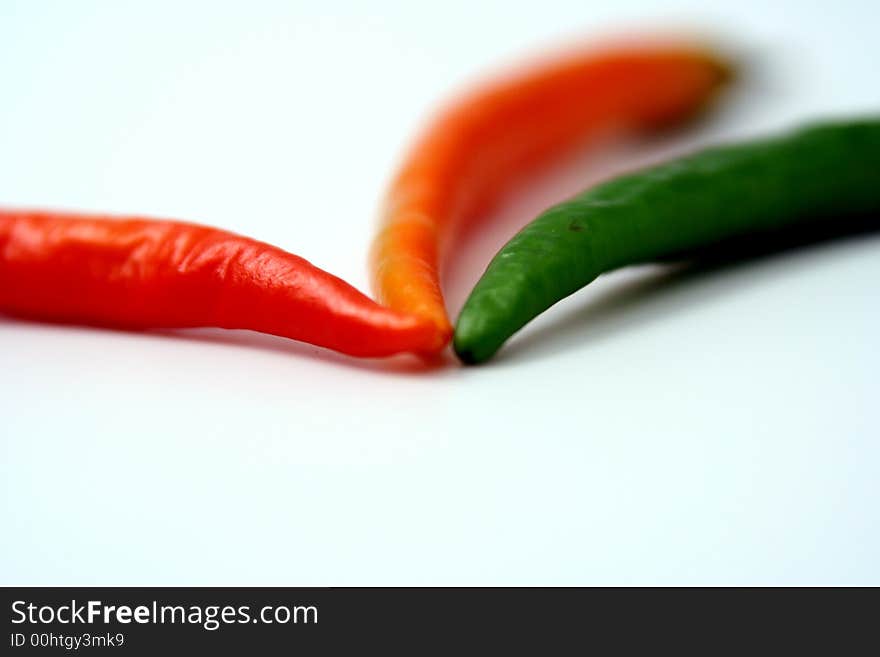 Pepper isolated in White Backg