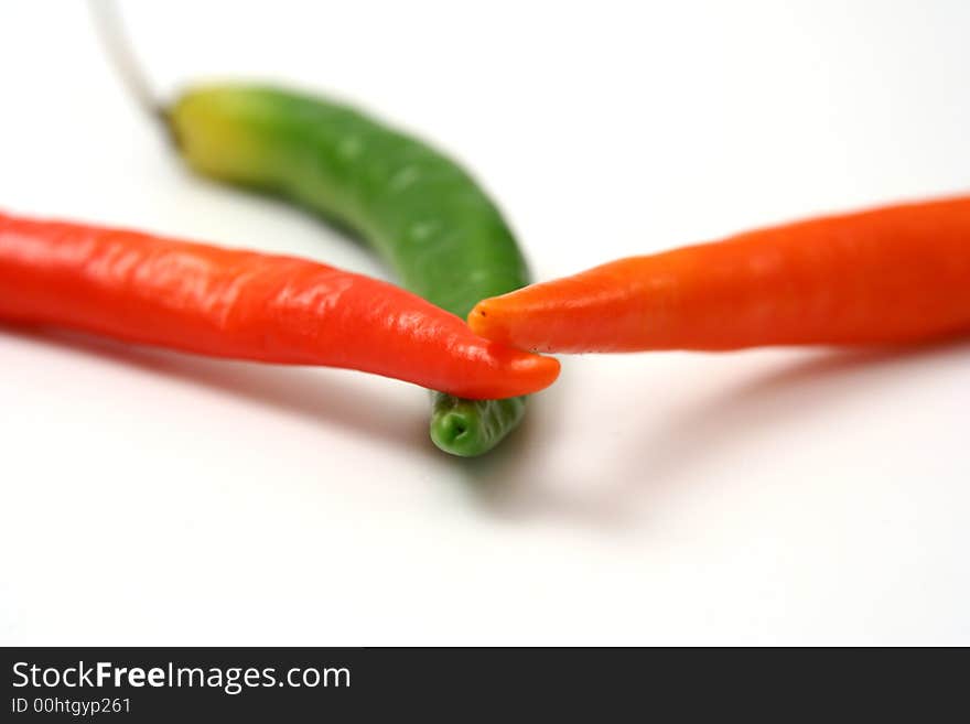 Pepper isolated in White Backg