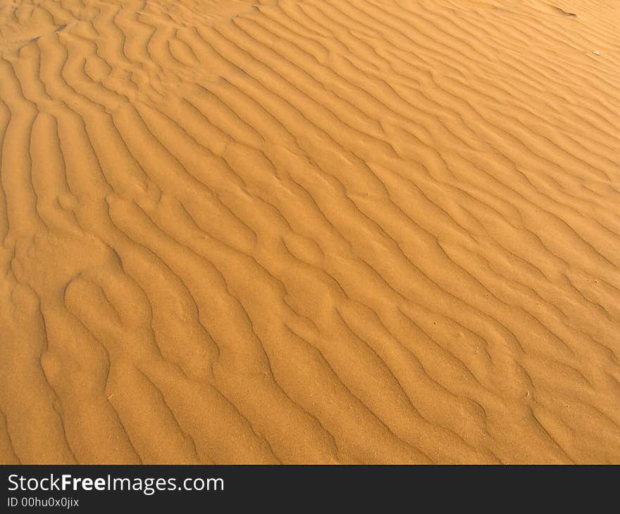 The dunes waves