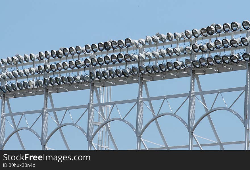 Baseball stadium lights