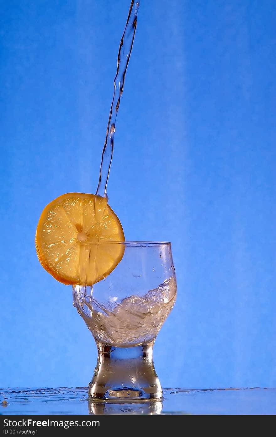 Water and lemon