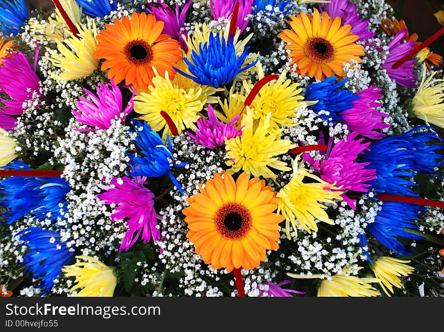 Composition from the flowers collected in the summer. Composition from the flowers collected in the summer