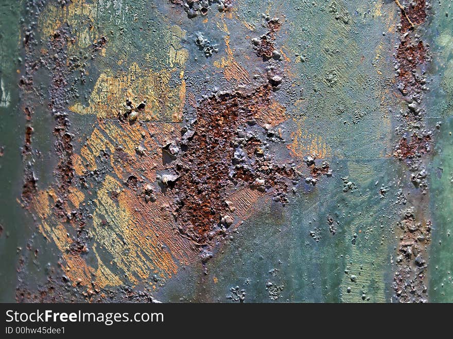 Rusted Utility Pole