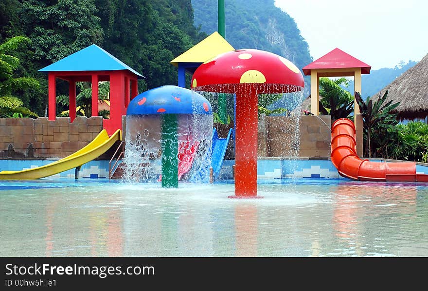 Beautiful swimming pool image at penang, malaysian