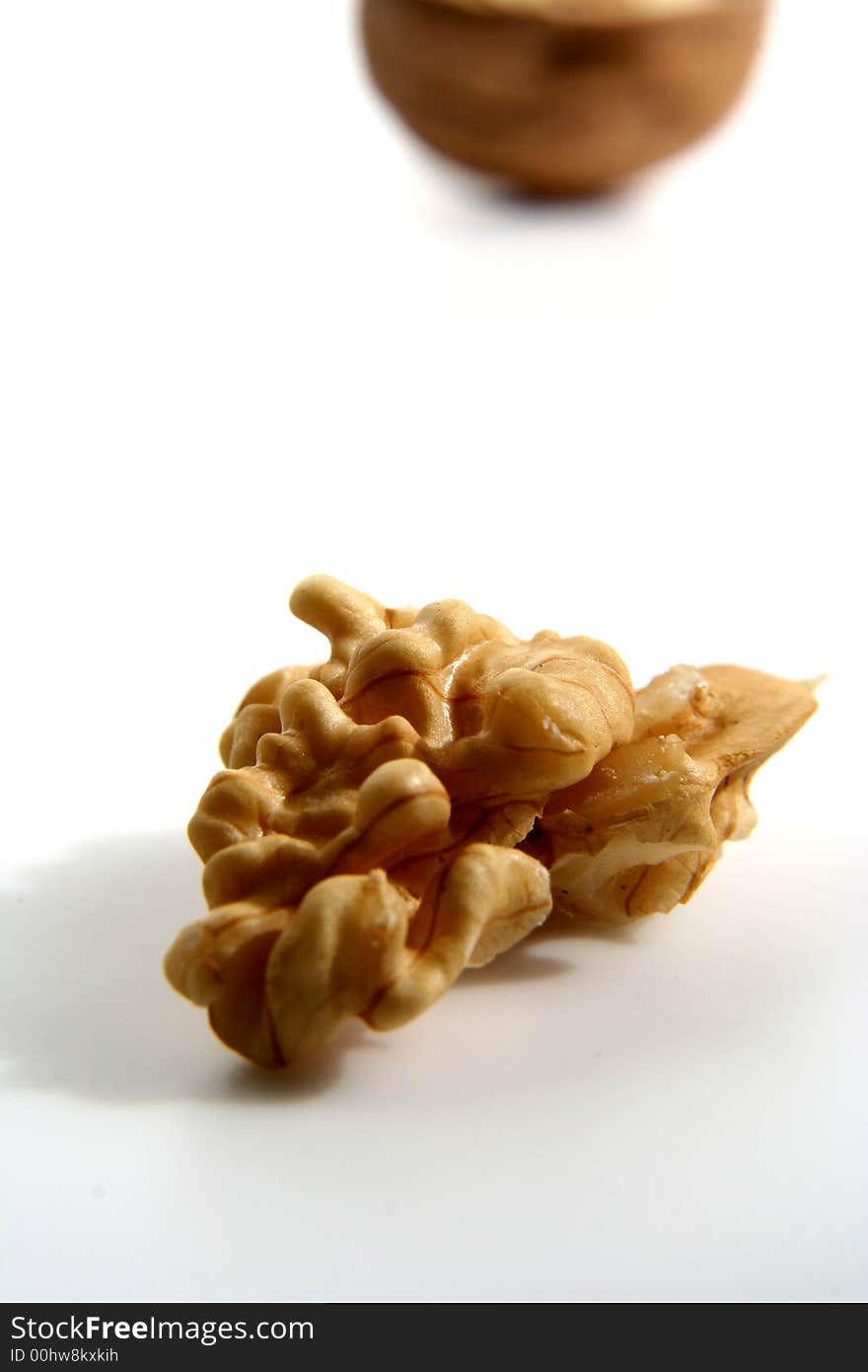 Nut Ingredient Isolated in White background