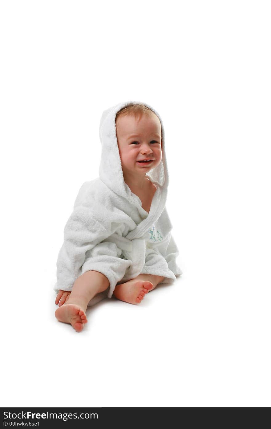 Child In A Dressing Gown