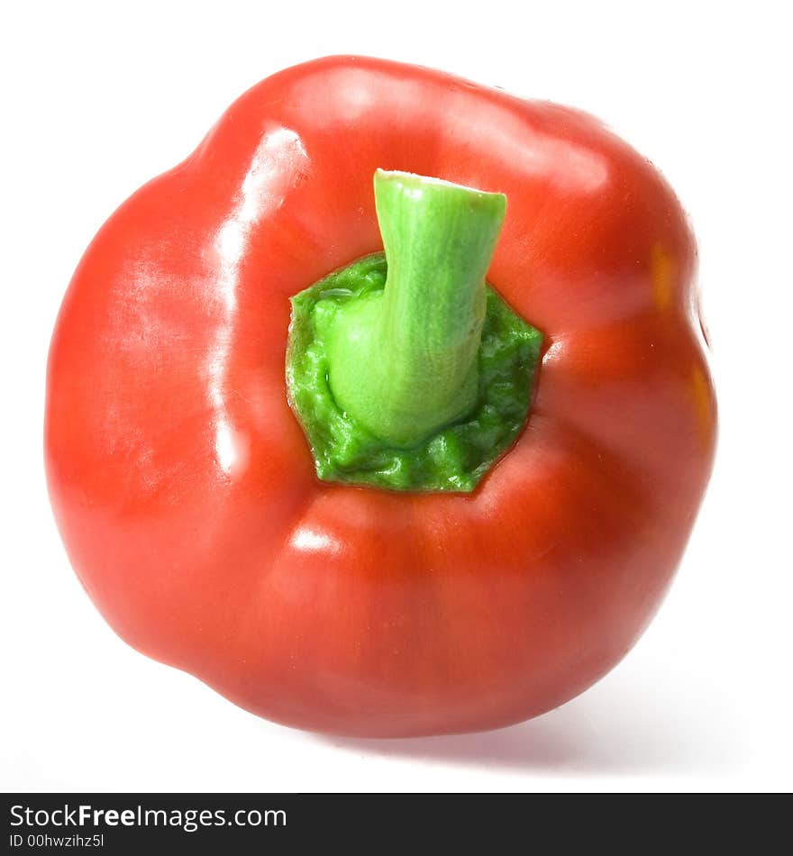 Close up of  red   bellpeppers