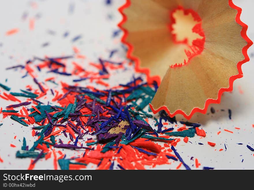 Pencil shavings