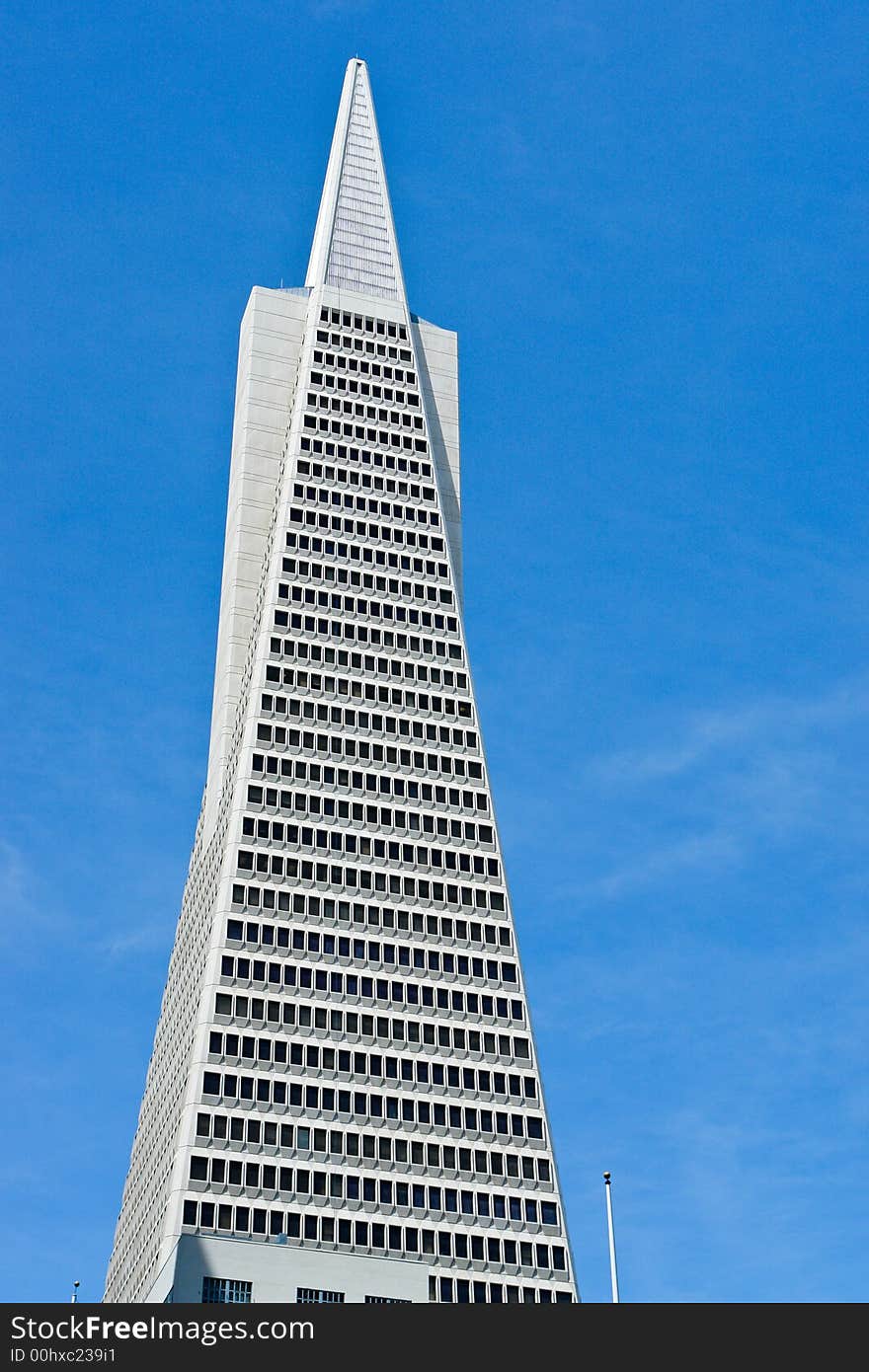 High rise building taken from below. High rise building taken from below