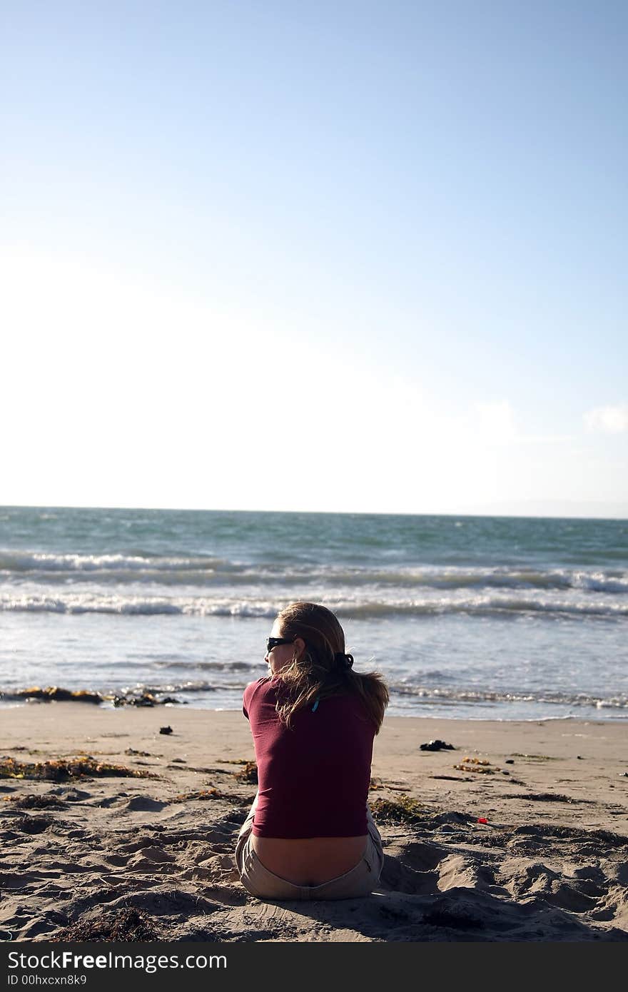 Girl On The Beach