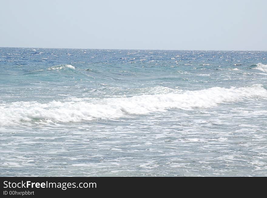 Waves at the nice beach. Waves at the nice beach