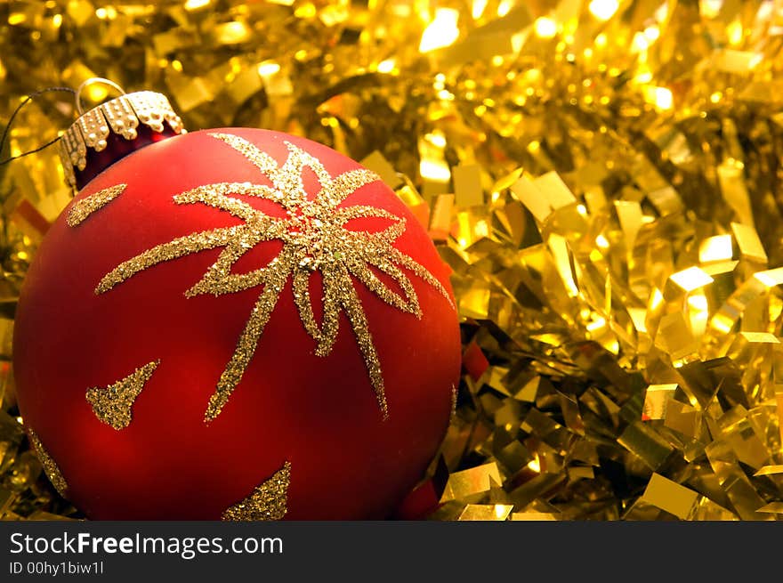 A Colour image of Christmas Decorations. A Colour image of Christmas Decorations