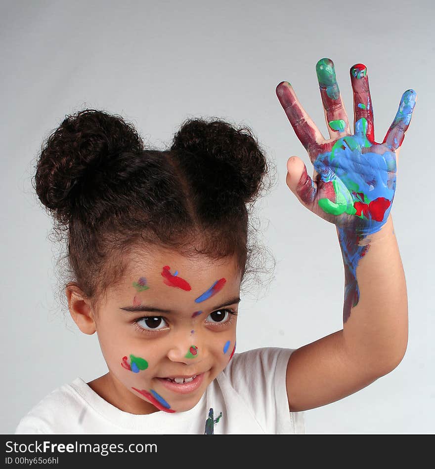 Close up of a young toddler girls brown eyes. Close up of a young toddler girls brown eyes