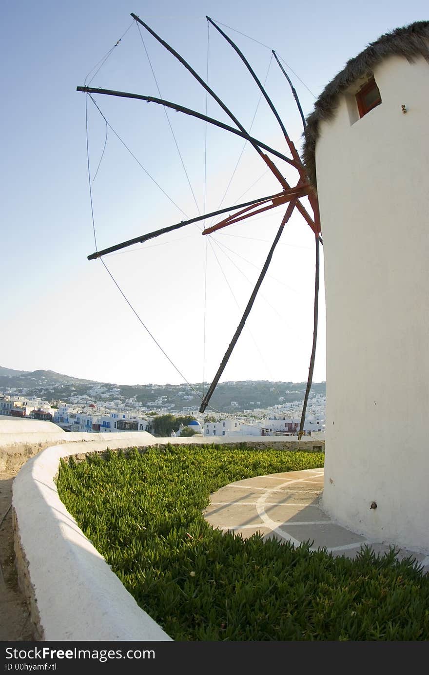 Windmill greek islands