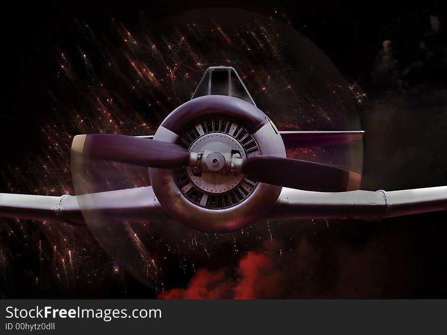 This is Soviet Fighter plane from cold war period. Image created as montage of few different shots (done by me). illustration. This is Soviet Fighter plane from cold war period. Image created as montage of few different shots (done by me). illustration