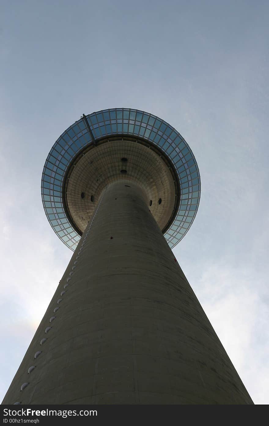 Dusseldorf rhine tv tower