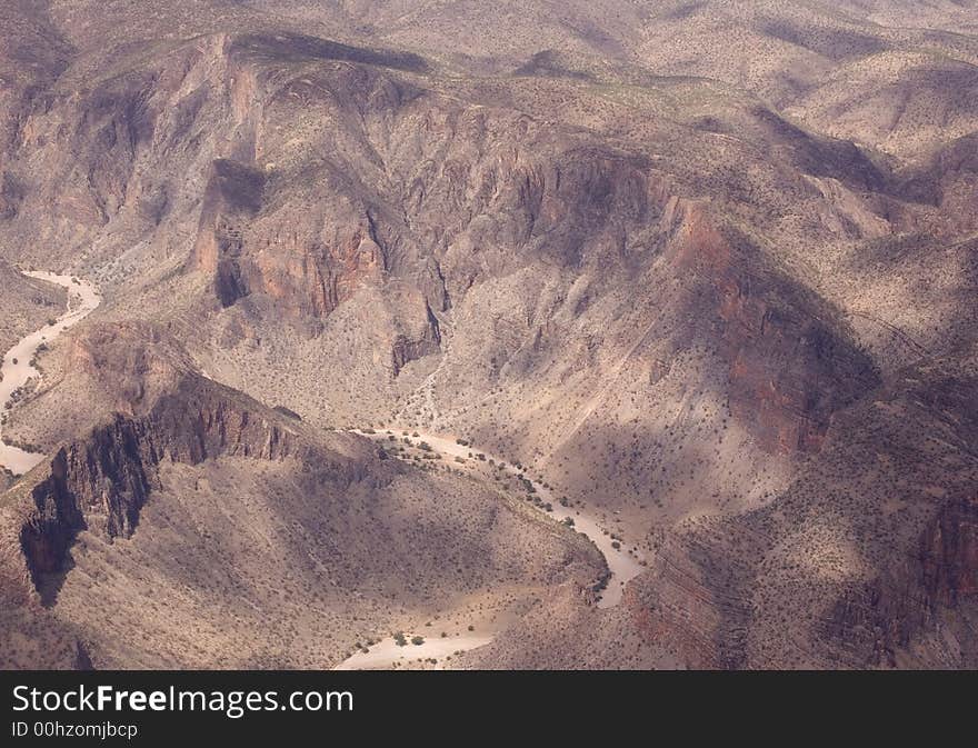 Sand dunes in Africa, desert