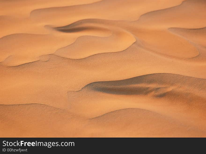 Sand texture, ripples of dune