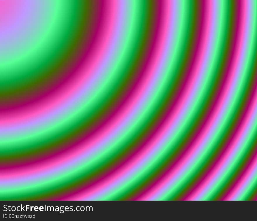 Fractal curved background