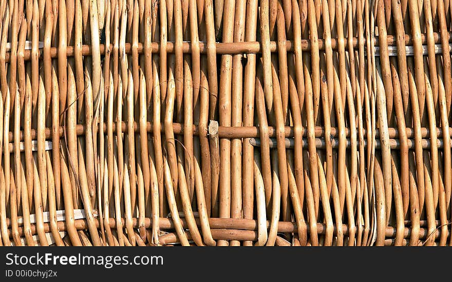 Rattan pattern texture of a basket close up