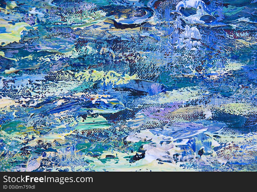 Abstract painted background, texture - close up