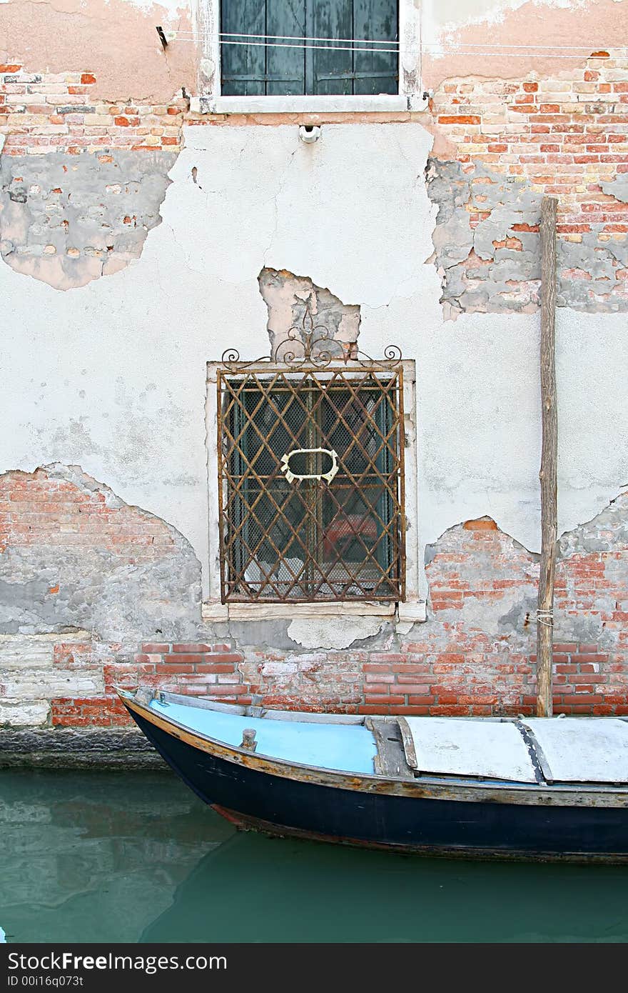 Venice - ship in sea canal