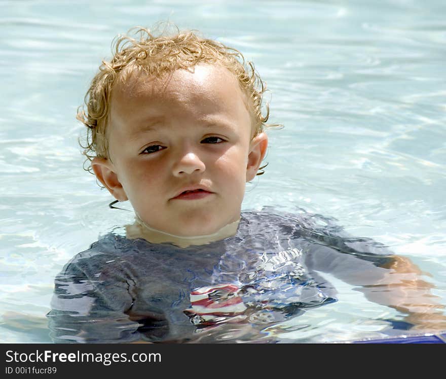 Boy in Pool