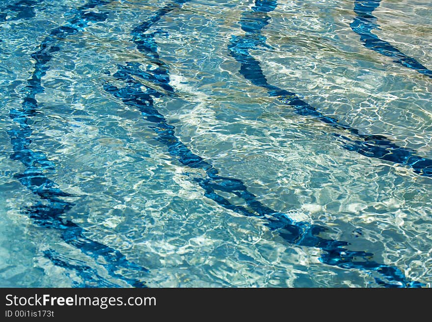 Swimming pool in south african resort