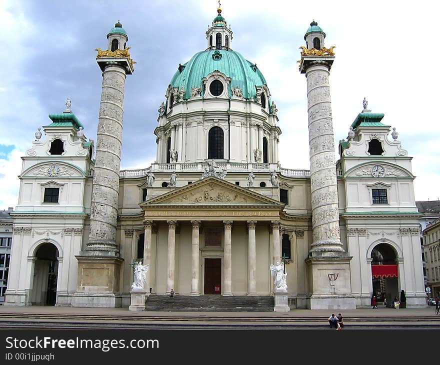 Karlskirche (St. Charles\'s Church) in Vienna, Austria