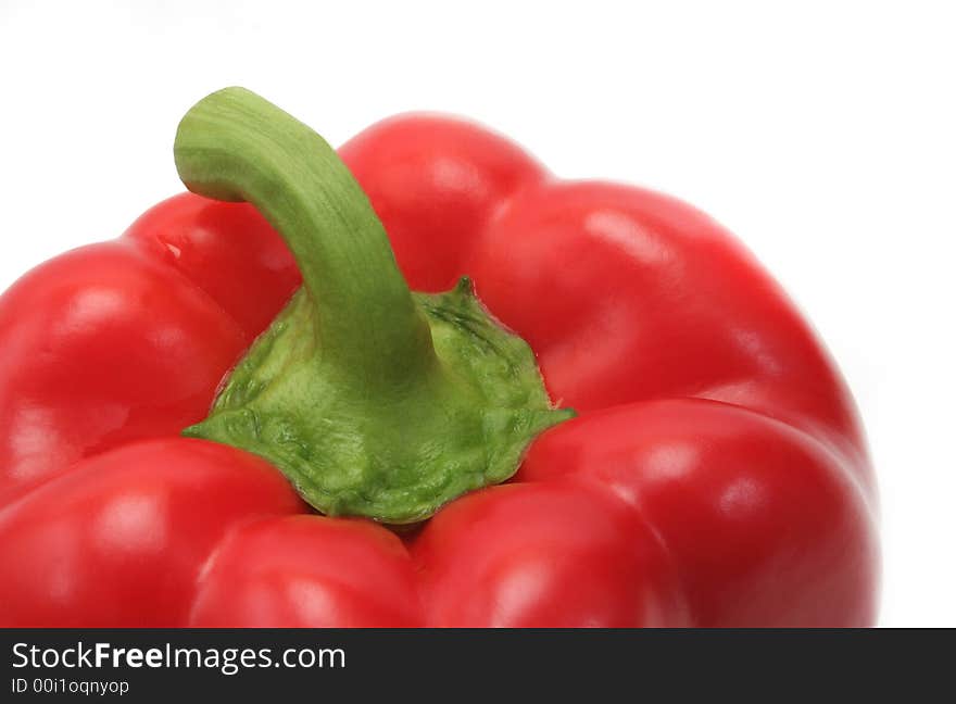 Red pepper extreme close up