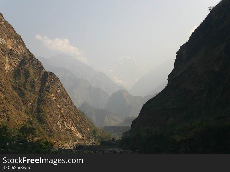 Himalaya Trekking in the Annapurna Region. Himalaya Trekking in the Annapurna Region