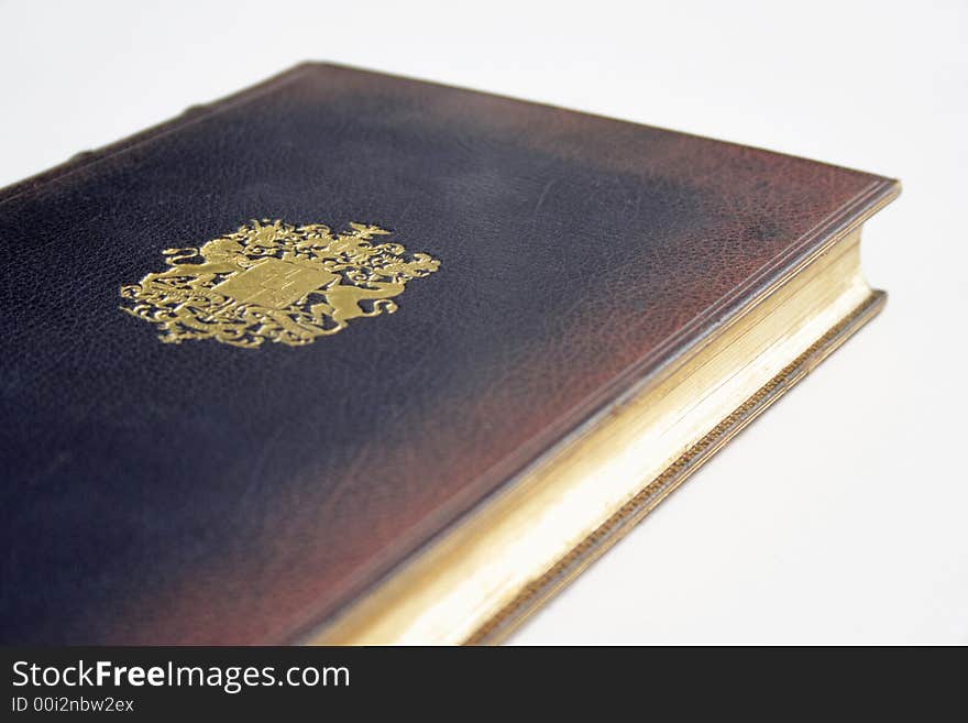 Ancient yellowed book