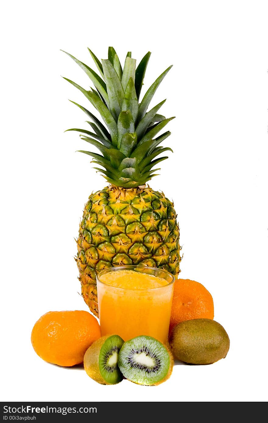 Photo of a fruit juice with fruits on background. Photo of a fruit juice with fruits on background