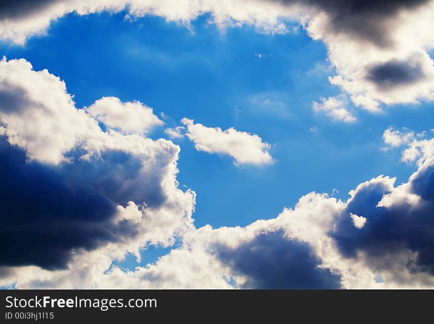 Blue Sky and Clouds